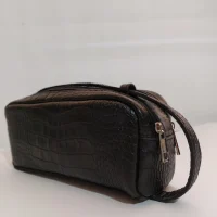 👜 شوزبگ چرمی طرح کروکودیل مشکی کد ۱۱۴
